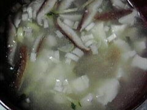 簡単！豆腐の中華スープ